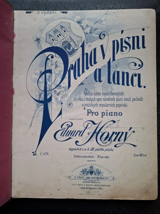 Praha v písni a tanci, Na perutích lásky, Oblíbené klavírní skladby,Upomínka na jubilejní výstavu,