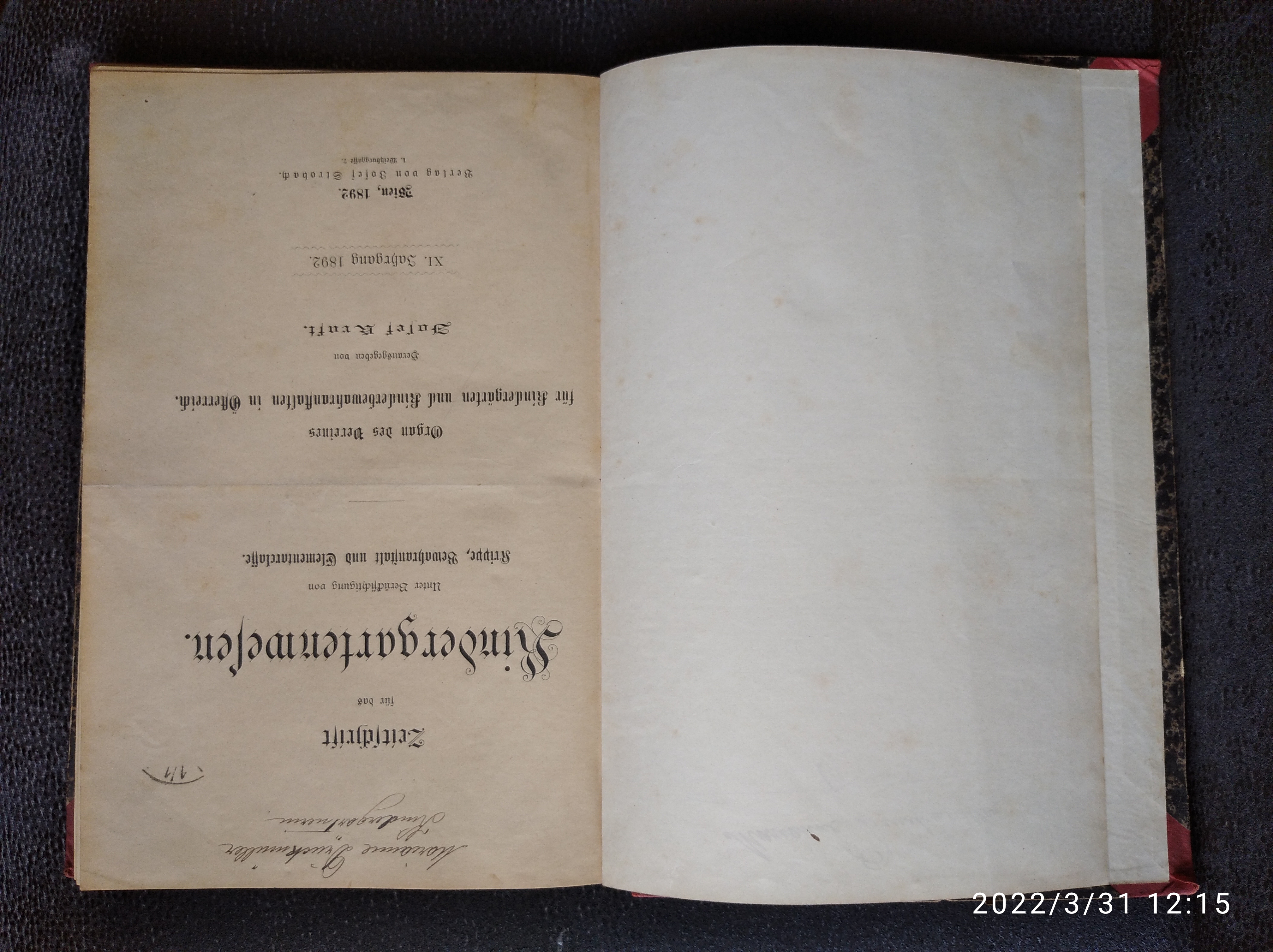Kindergardenmefen - časopis měsíčník pro záležitosti mateřských škol