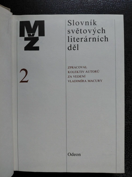 Slovník světových literárních děl - kolektiv autorů