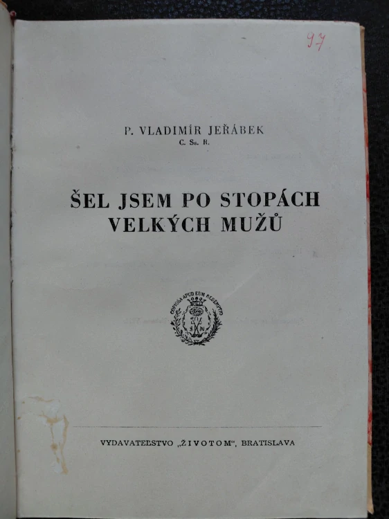 Šel jsem po stopách velkých mužů - Vladimír Jeřábek