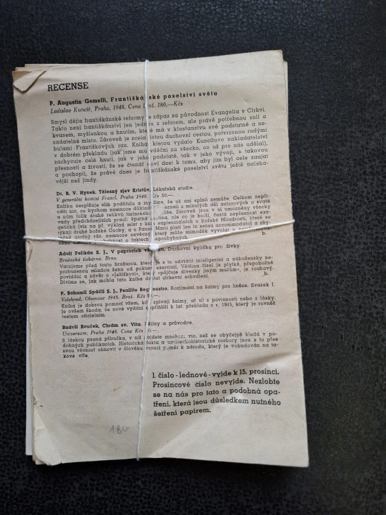 Serafinský Prapor 1947 roč. XXIII - 12 dílů