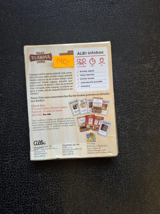 Velká vlaká loupež - Rozšíření hry Bang - Emiliano Sciarra