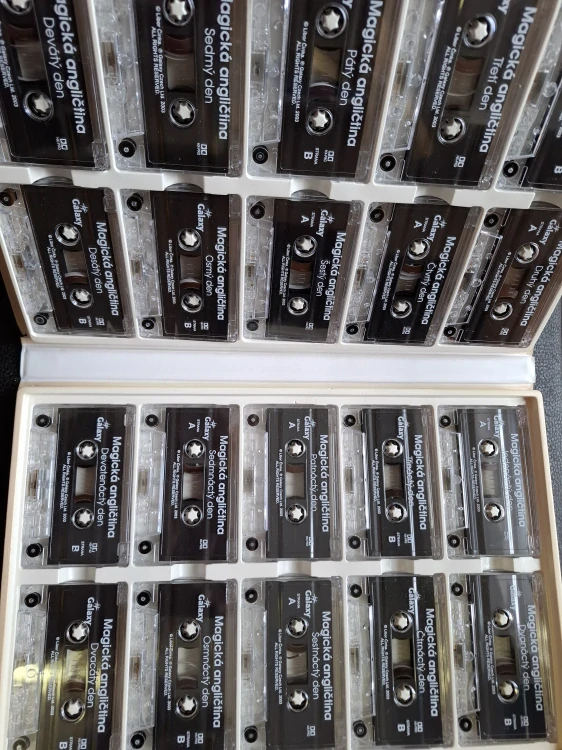 Magic English - Velmi jednoduše, příjemnši a rychleji než kdy jindy se naučíte skoutečně mluvit a rozumět anglincky + 20 kazet