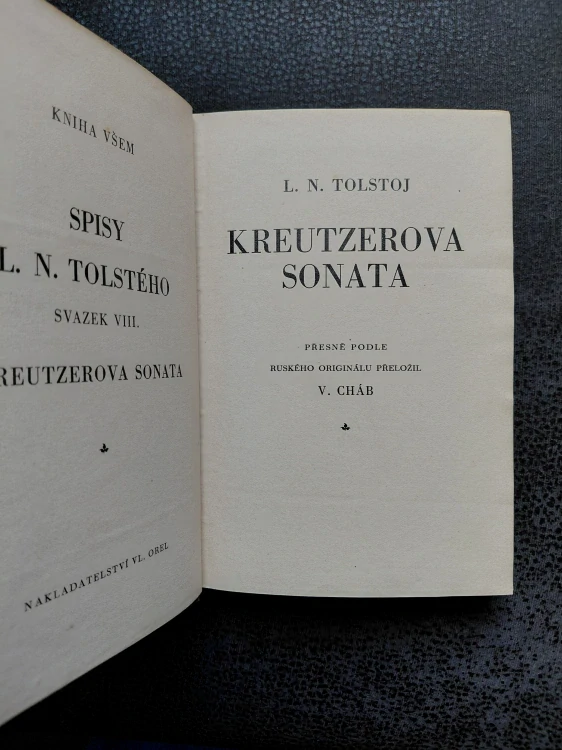 Kreutzerova sonáta - L. N. Tolstoj