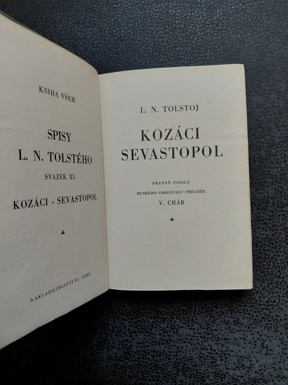 Kozáci Sevastopol - L.N. Tolstoj