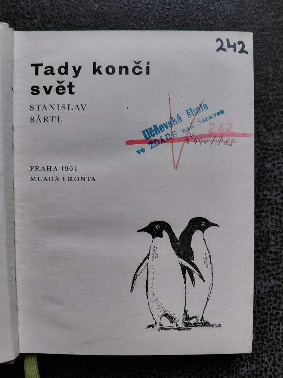 Tady končí svět - Bártl Stanislav