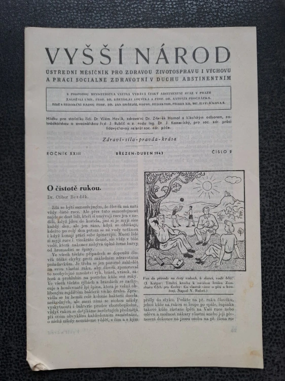 Vyšší národ - ročník XXIII. leden - únor 1943 - čísla 1, 2, 3, 4, 5, 6