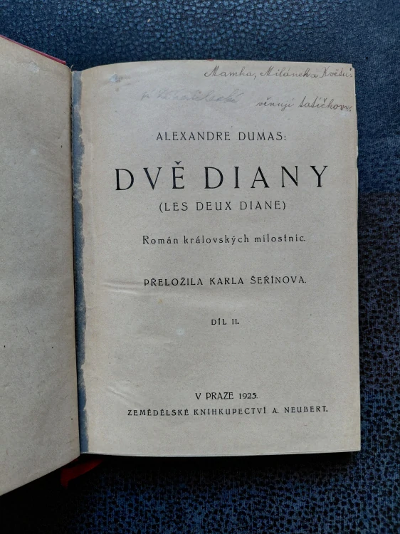 Dvě Diany - 1.,2.,3. díl - Alexandre Dumas
