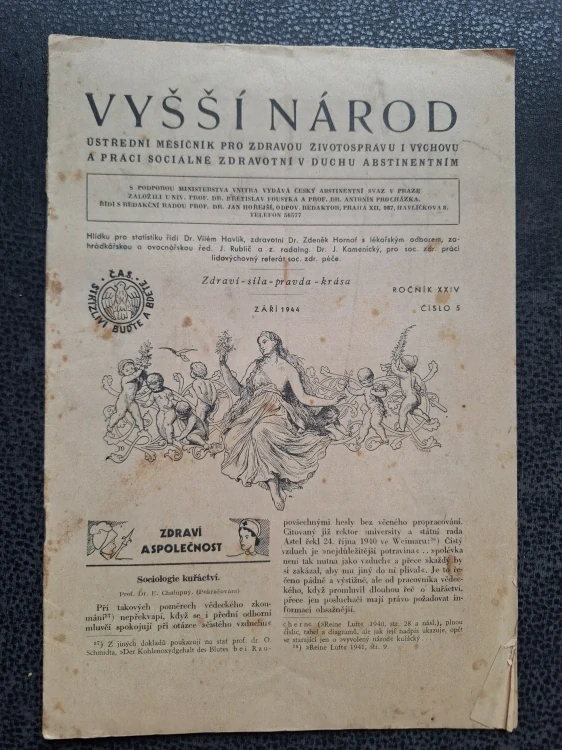 Vyšší národ - ročník XXIII. leden - únor 1944 - čísla 1, 2, 3, 4, 5