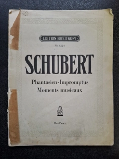 Phantasien - Impromptus Moments musicaux - Schubert - noty