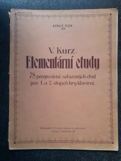 Elementární etudy - V. Kurz - noty