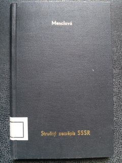 Stručný zeměpis  SSSR - Vlasta Menclová