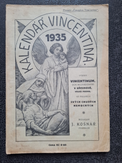 Kalendář Vincentina 1935 - J. Košnar