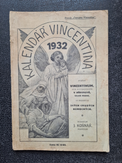 Kalendář Vincentina 1932 - J. Košnar