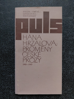 Proměny české prózy - Hana Hrzalová