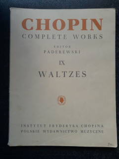 Chopin complete works - IX WALTZES - pro piano