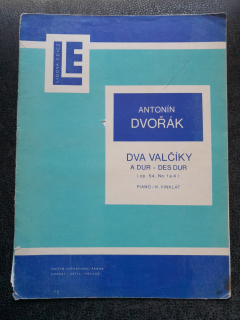Dva valčíky A dur-des dur, op- 54,No 1a4 - Antonín Dvořák