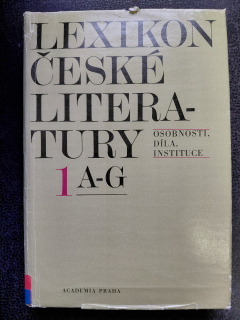 Lexikon české literatury 1 - A-G -Vladimír Forst a kol.