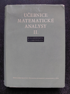 Učebnice matematické analysy II. - M.K. Grebenča a S.I. Novoselov