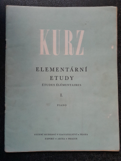Kurz Elementární etudy I. - Vilém Kurz
