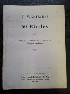 60 Etudes - F. Wohlfahrt