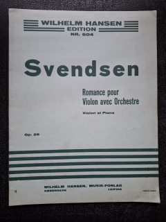 Svendsen - Romance pour Violon avec Orchestre 