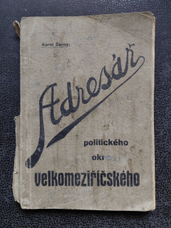 Adresář politického okresu Velkomeziříčkého-Karel Černý