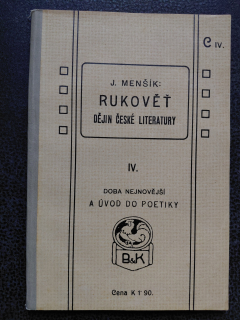 Rukověť dějin české literatury - J. Menšík