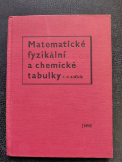 Matematické fyzikální a chemické tabulky - 7.-9. ročník