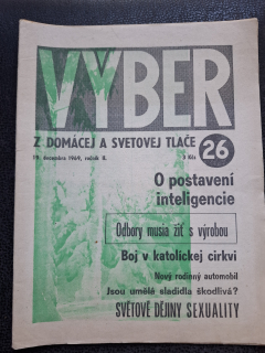 Výber z domácej a svetovej tlače - 19.12. 1969 ročník. II.