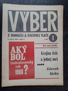 Výber z domácej a svetovej tlače - 3.1. 1969 ročník. II.