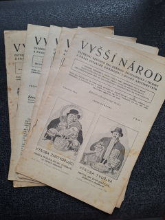 Vyšší národ - ročník XXIII. leden - únor 1944 - čísla 1, 2, 3, 4, 5