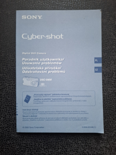 Cyber-shot - Sony - Uživatelská příručka/Ostraňování problémů