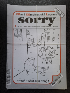 Pravá Demokratická Legrace Sorry 2002 - Všech 12 čísel