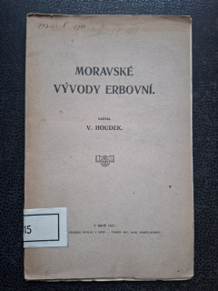 Moravské vývody erbovní - V. Houdek