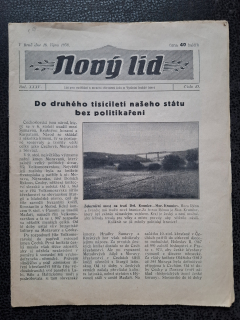 Nový lid - Roč. XXXV. - č. 43 - 18.10. 1938