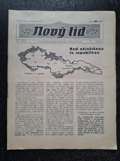 Nový lid - Roč. XXXV. - č. 47 - 15.11. 1938