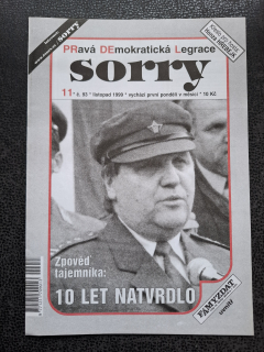Pravá Demokratická Legrace Sorry - č. 93 - listopad 1999