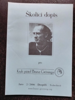 Školící dopis pro Kruh přátel Bruna Groninga - Jaro 2/2006