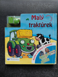 Malý traktůrek - knížka s hračkou a dráhou