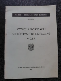 Vývoj a rozmach sportovního letectví v ČSR - kolektiv