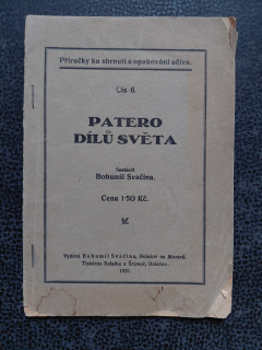 Patero dílů světa - Svačina Bohumil